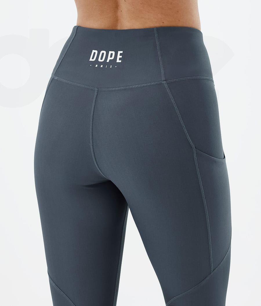 Blue Women's Dope Lofty Tech Leggings | NZ_D1341