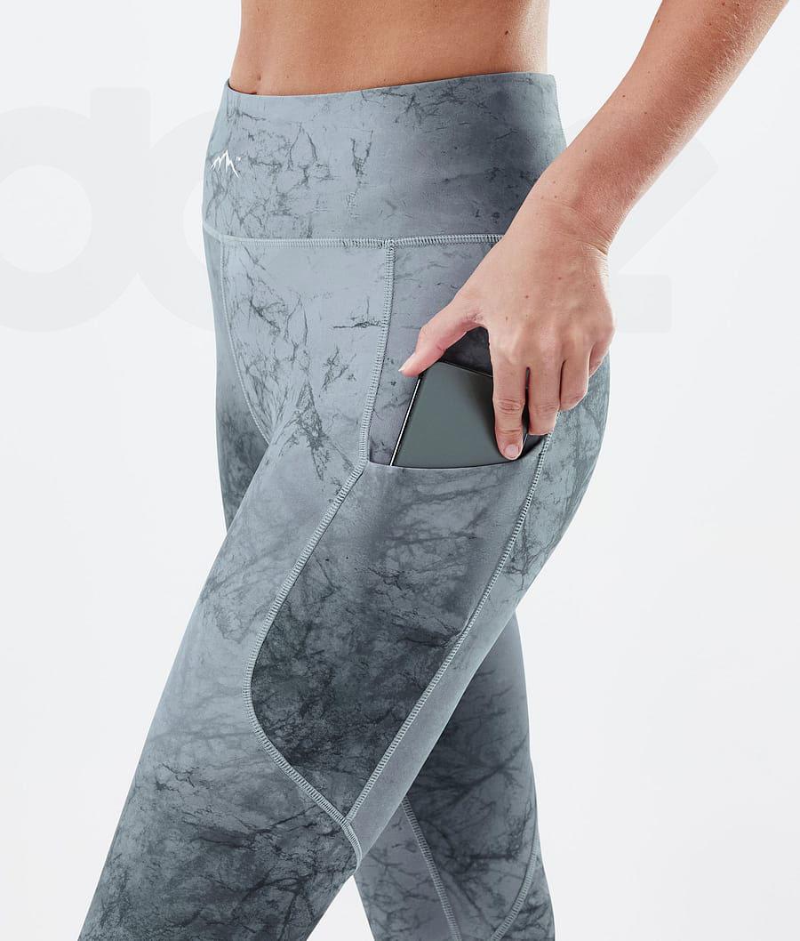 Blue Women's Dope Lofty Tech Leggings | NZ_D1974