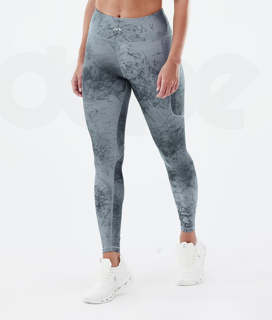 Blue Women\'s Dope Lofty Tech Leggings | NZ_D1974