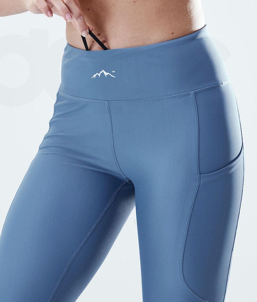 Blue Women's Dope Lofty Tech Leggings | NZ_D2440