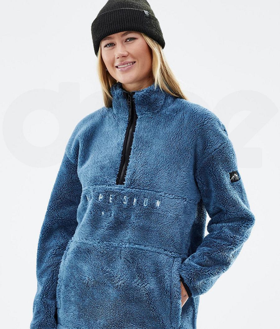Blue Women's Dope Pile W Fleece | NZ_D2487