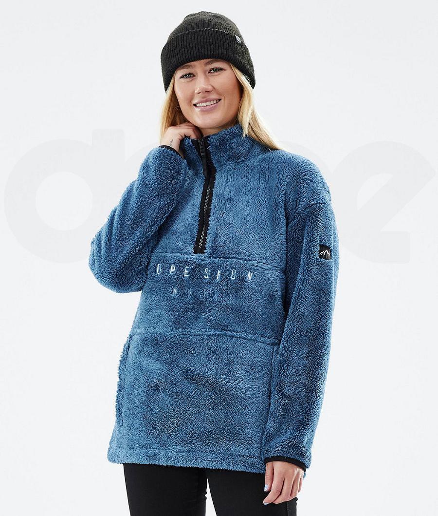 Blue Women\'s Dope Pile W Fleece | NZ_D2487