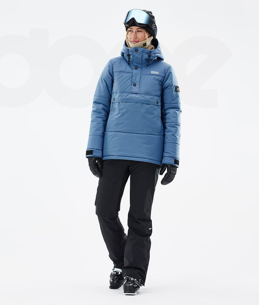 Blue Women's Dope Puffer W Ski Jackets | NZ_D1787