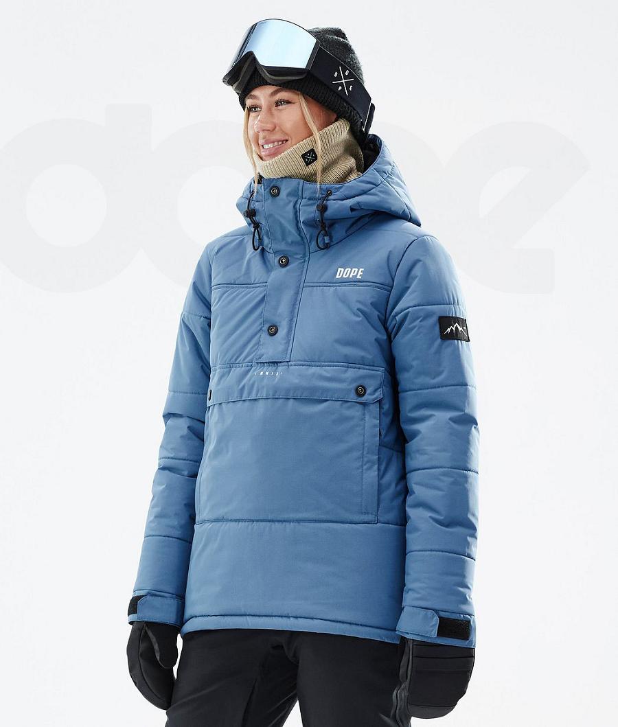 Blue Women\'s Dope Puffer W Ski Jackets | NZ_D1787