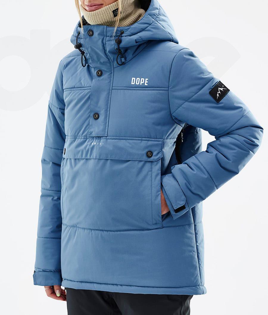Blue Women's Dope Puffer W Snowboard Jackets | NZ_D1821