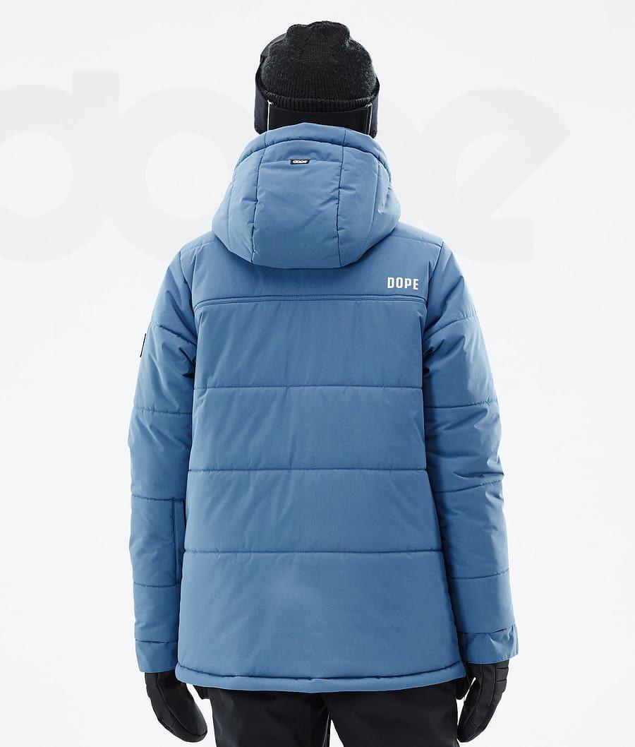 Blue Women's Dope Puffer W Snowboard Jackets | NZ_D1821