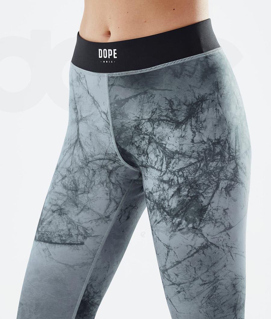 Blue Women's Dope Razor Leggings | NZ_D1653