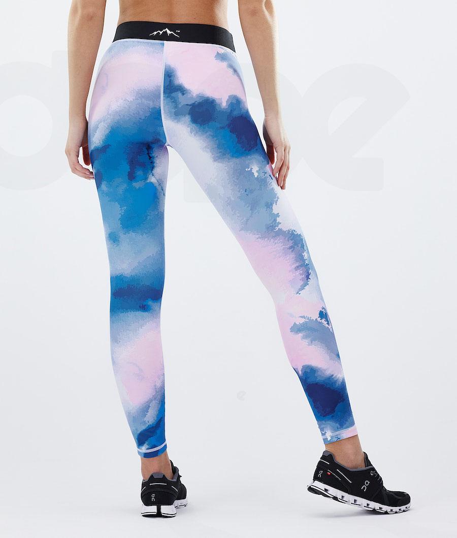 Blue Women's Dope Razor Leggings | NZ_D1892