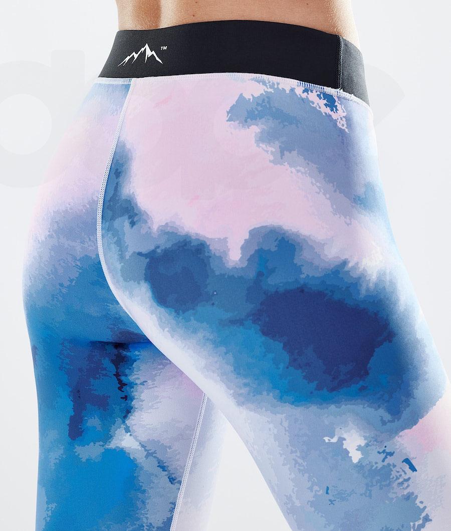 Blue Women's Dope Razor Leggings | NZ_D1892