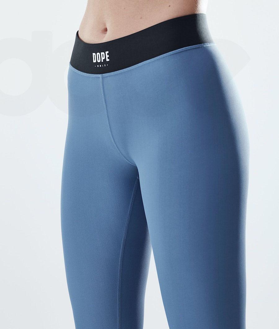 Blue Women's Dope Razor Leggings | NZ_D2244