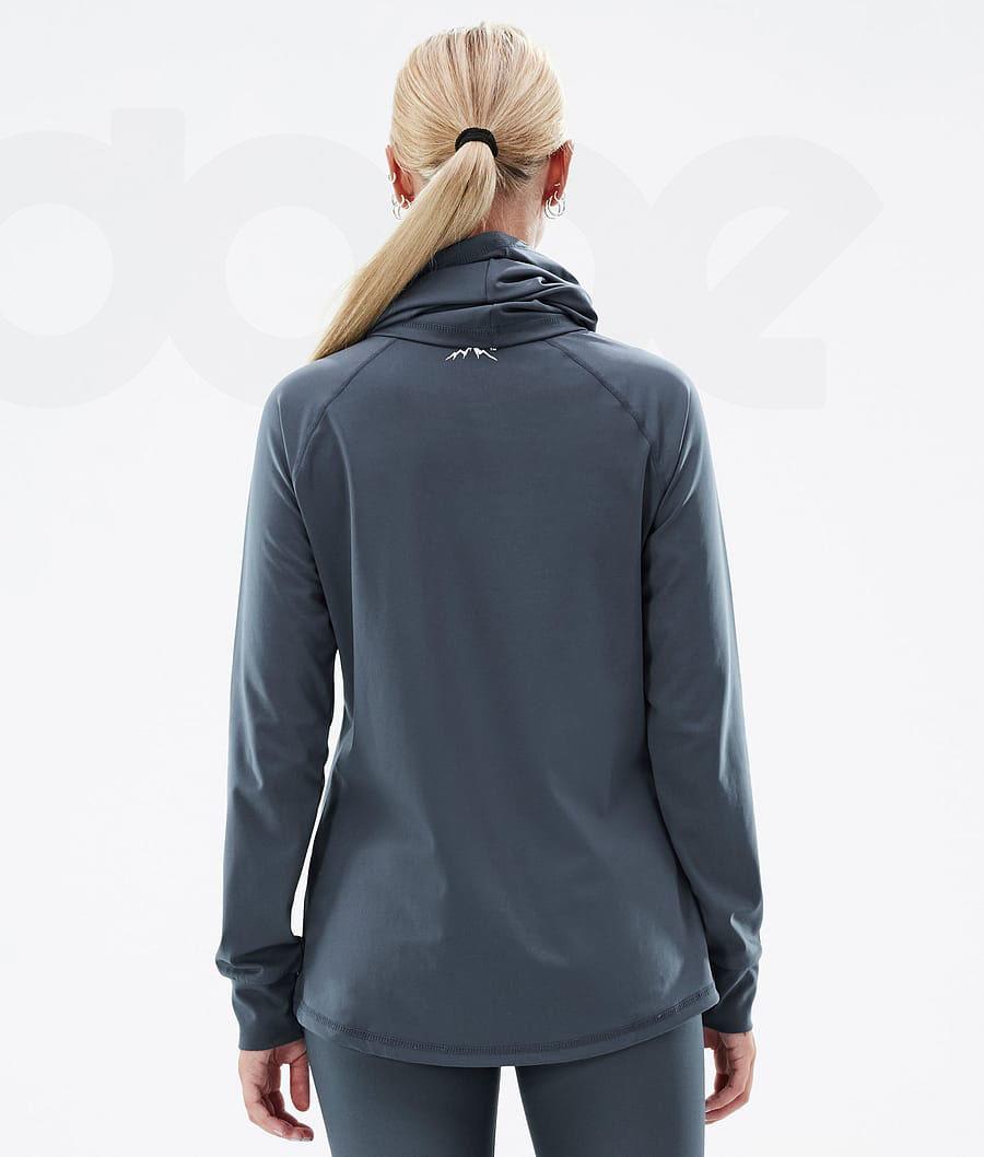 Blue Women's Dope Snuggle W Base Layer Tops | NZ_D1180