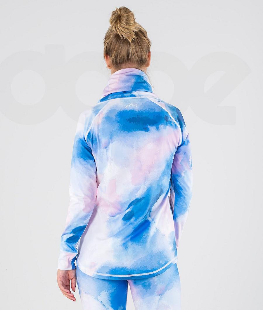 Blue Women's Dope Snuggle W Base Layer Tops | NZ_D1908