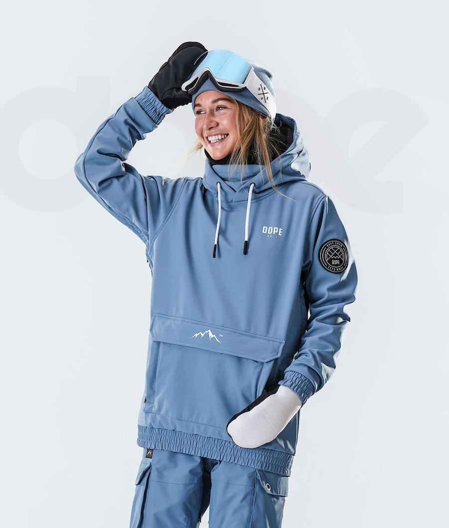 Blue Women\'s Dope Wylie W 10k Ski Jackets | NZ_D1720