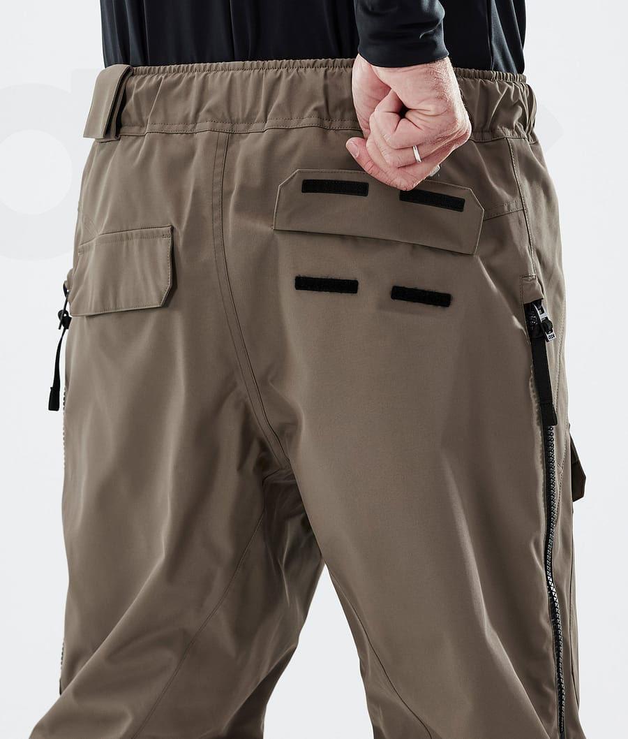 Brown Men's Dope Antek Ski Pants | NZ_D2030