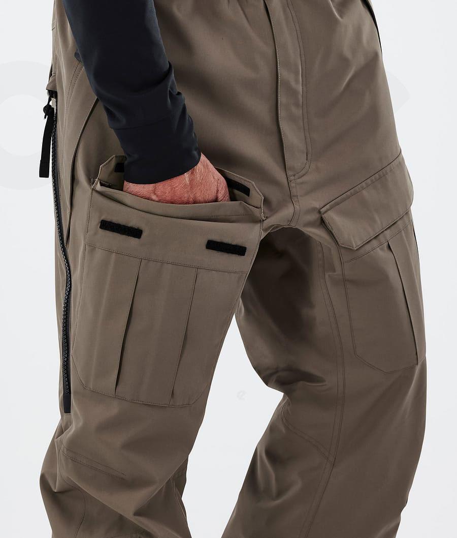 Brown Men's Dope Antek Snowboard Pants | NZ_D2408