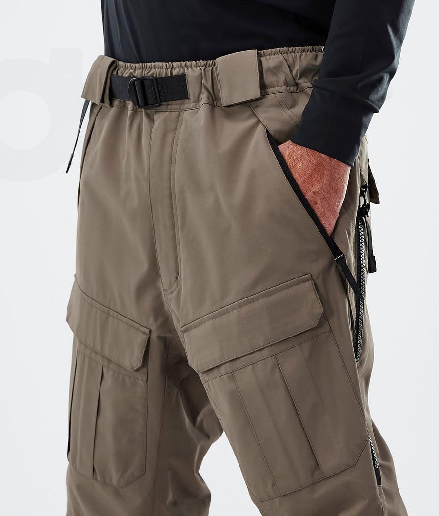 Brown Men's Dope Antek Snowboard Pants | NZ_D2408