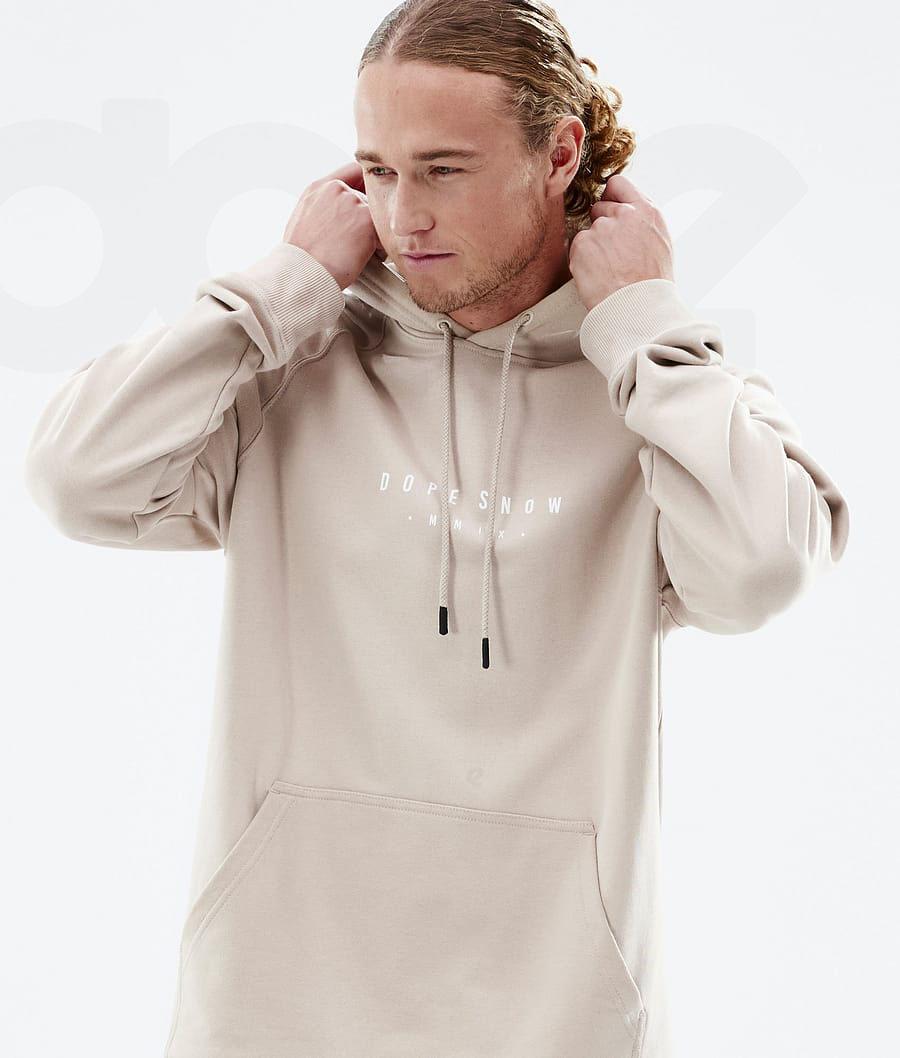 Brown Men's Dope Common Hoodies | NZ_D1534