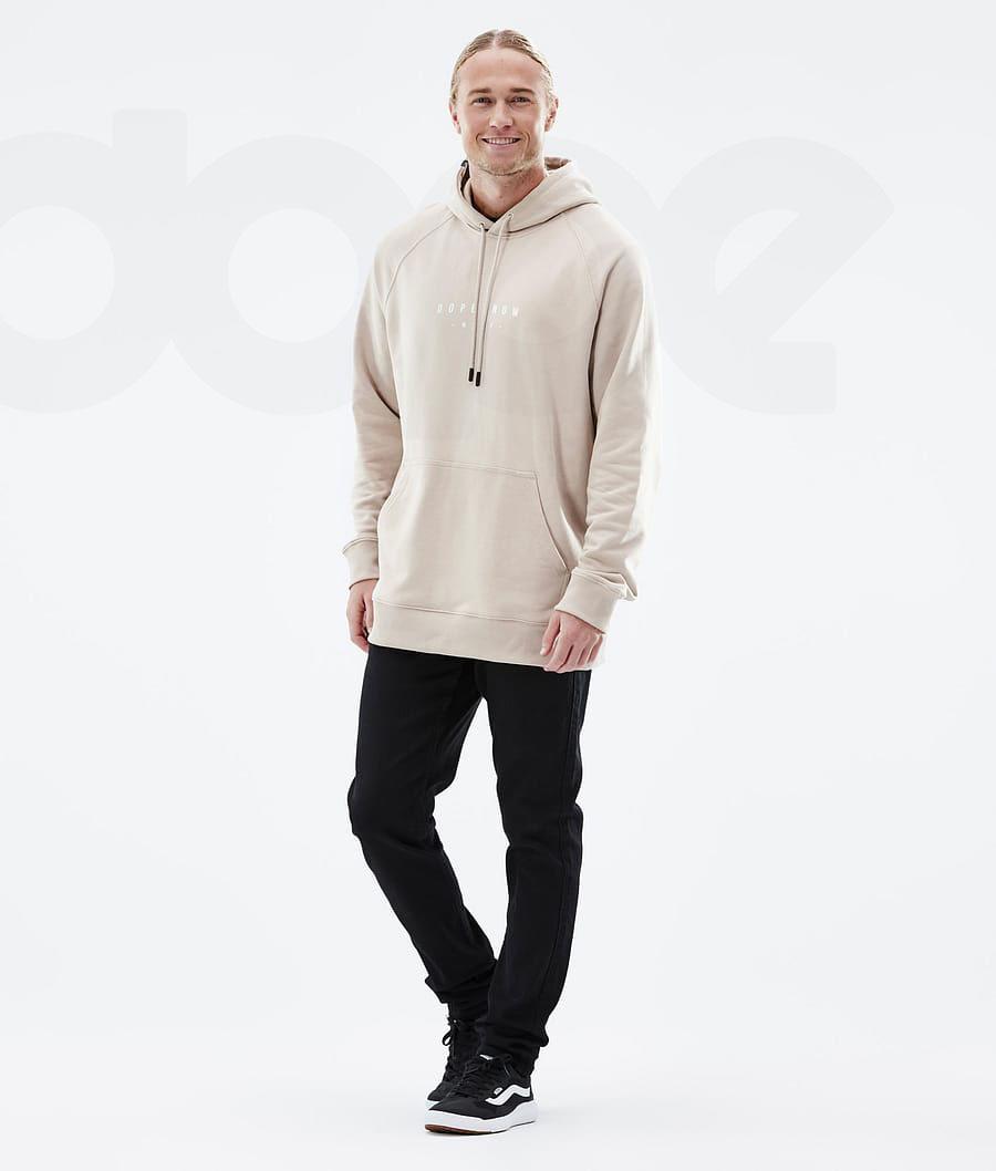 Brown Men's Dope Common Hoodies | NZ_D1534