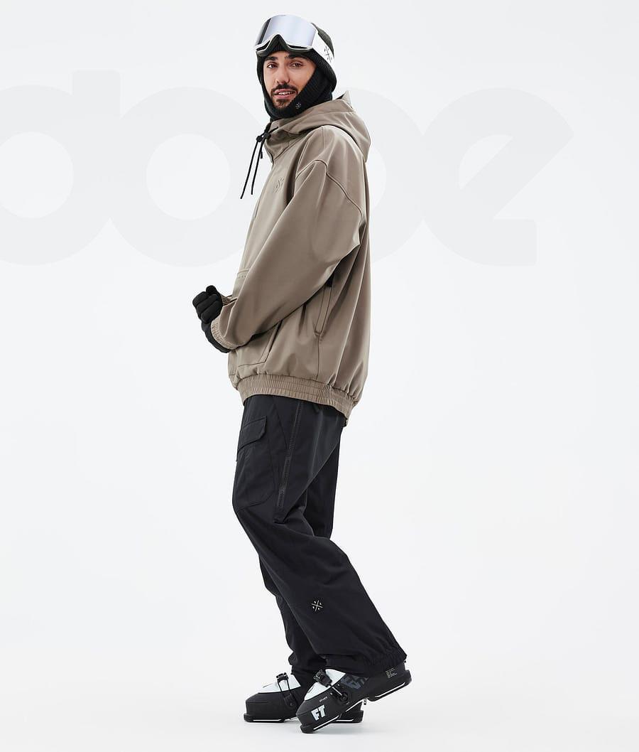 Brown Men's Dope Cyclone Ski Jackets | NZ_D2232