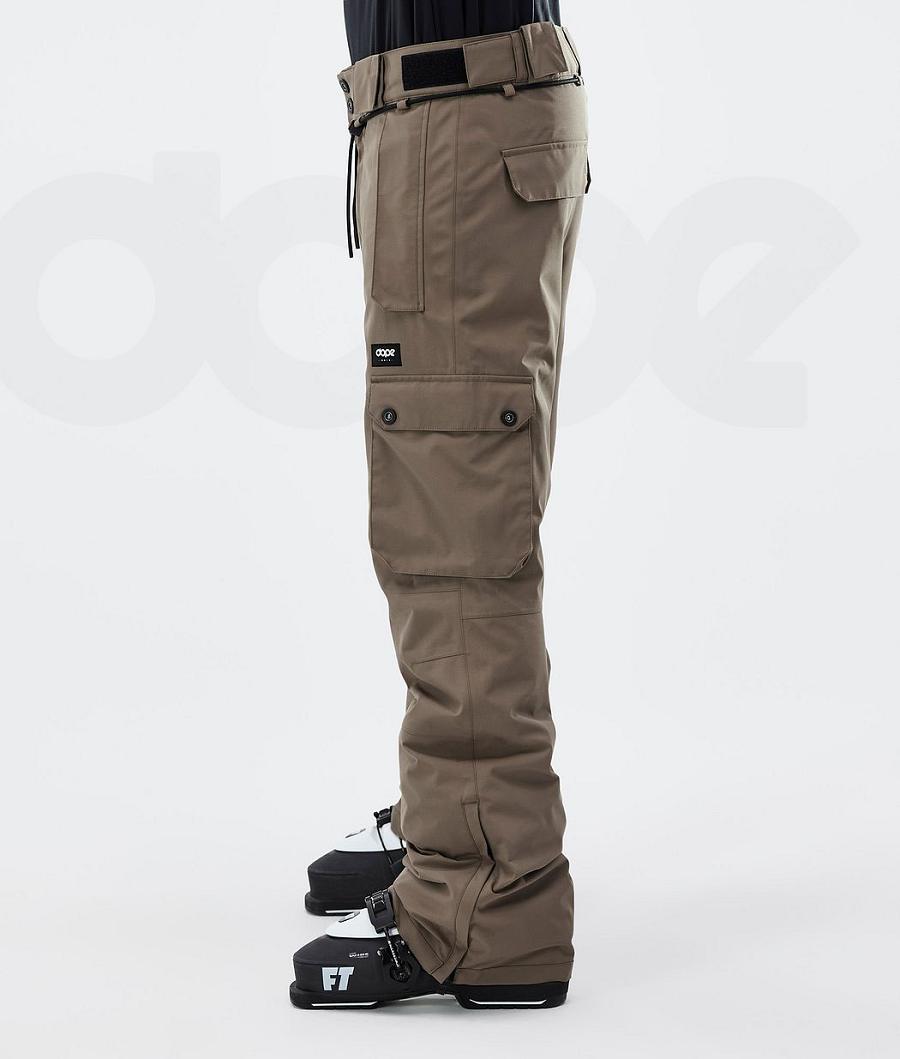 Brown Men's Dope Iconic Ski Pants | NZ_D2308