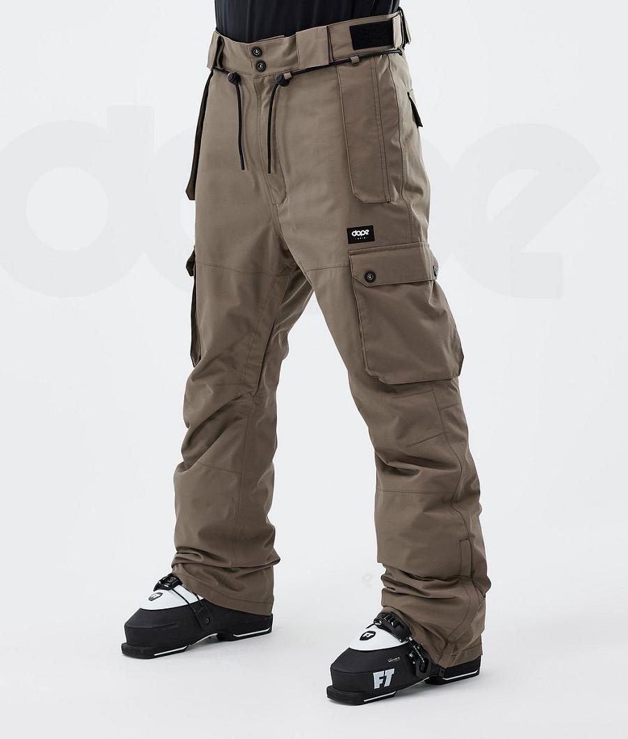 Brown Men\'s Dope Iconic Ski Pants | NZ_D2308