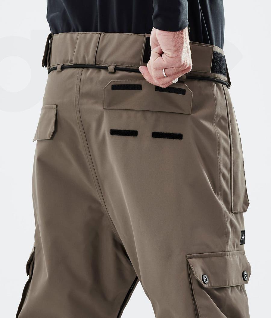 Brown Men's Dope Iconic Snowboard Pants | NZ_D1499