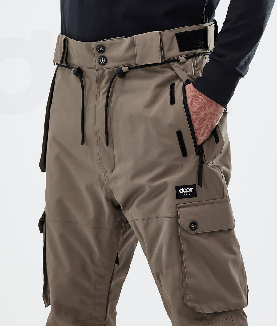 Brown Men's Dope Iconic Snowboard Pants | NZ_D1499