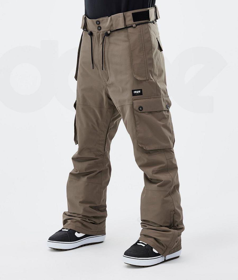 Brown Men\'s Dope Iconic Snowboard Pants | NZ_D1499