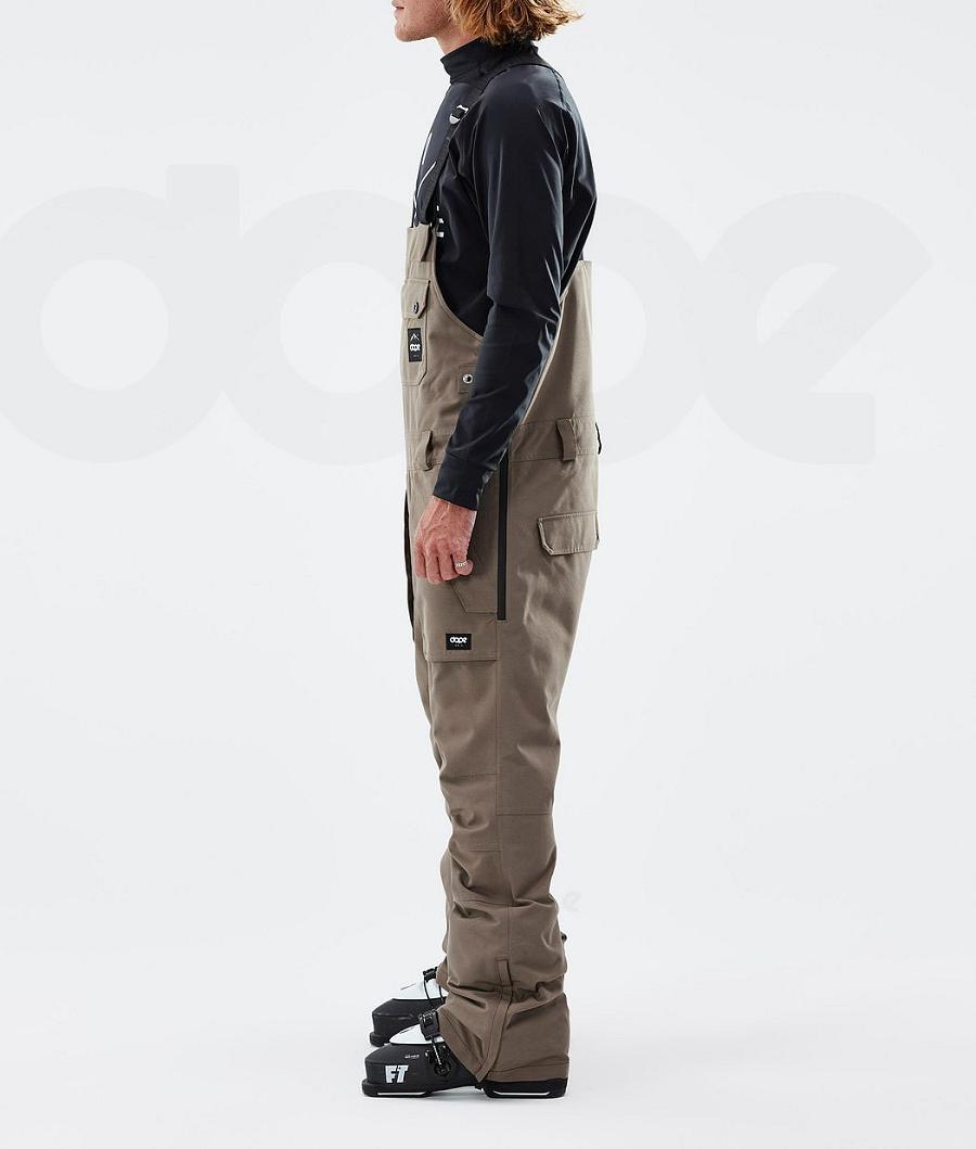 Brown Men's Dope Notorious B.I.B Ski Pants | NZ_D1050