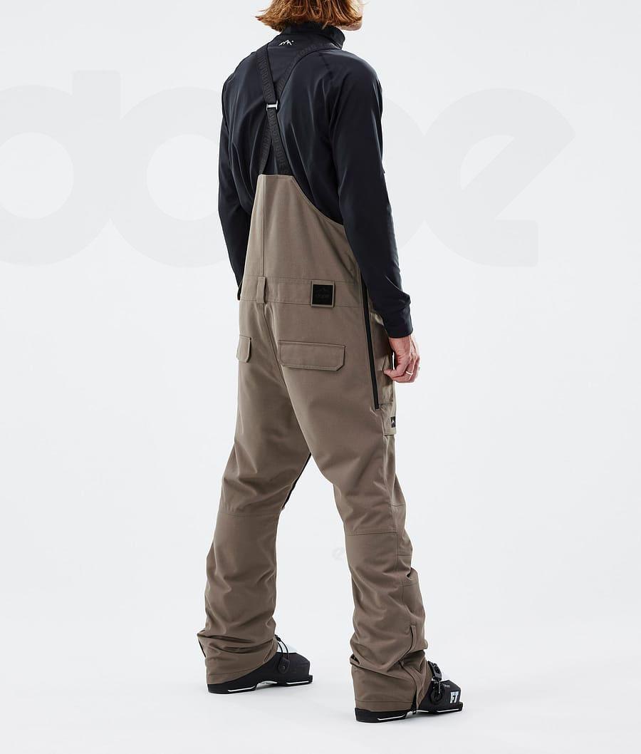 Brown Men's Dope Notorious B.I.B Ski Pants | NZ_D1050