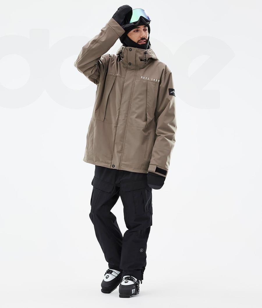 Brown Men's Dope Ranger Ski Jackets | NZ_D1014