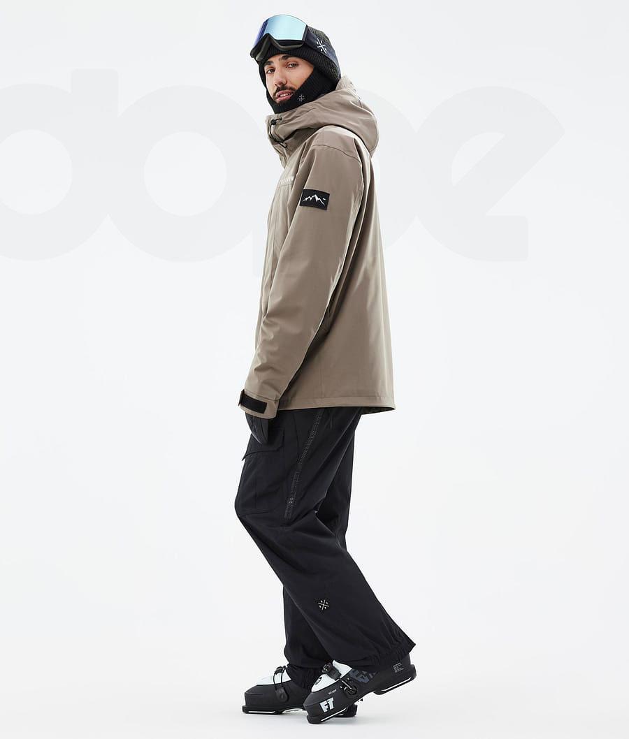 Brown Men's Dope Ranger Ski Jackets | NZ_D1014