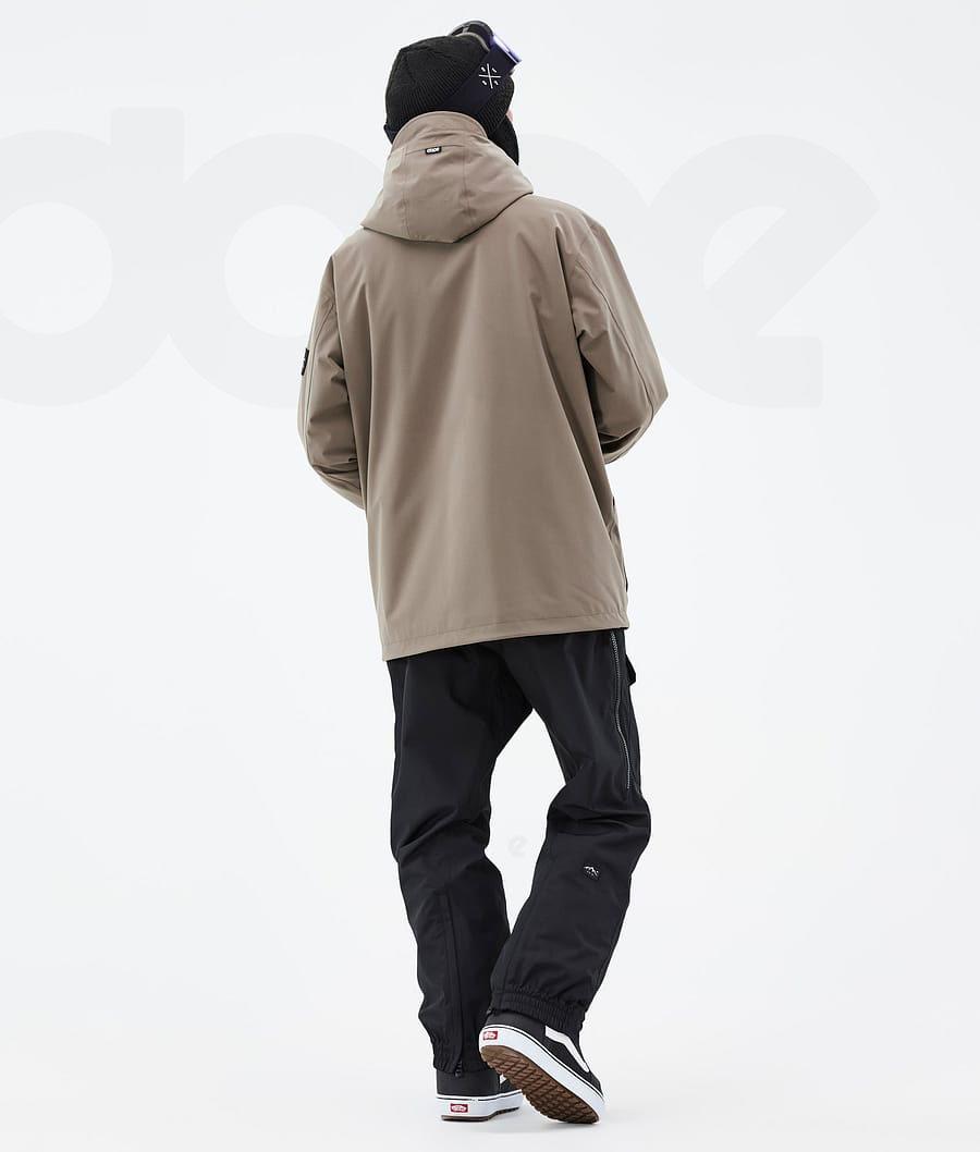 Brown Men's Dope Ranger Snowboard Jackets | NZ_D2225