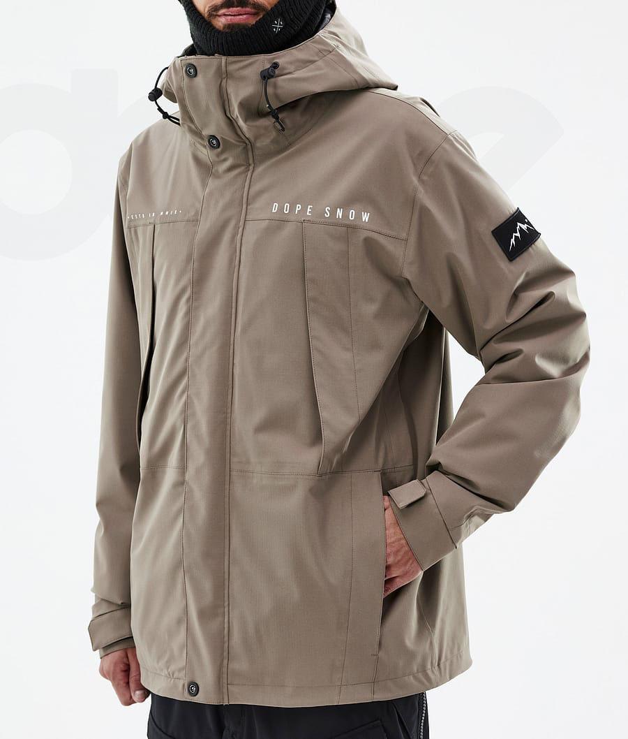 Brown Men's Dope Ranger Snowboard Jackets | NZ_D2225
