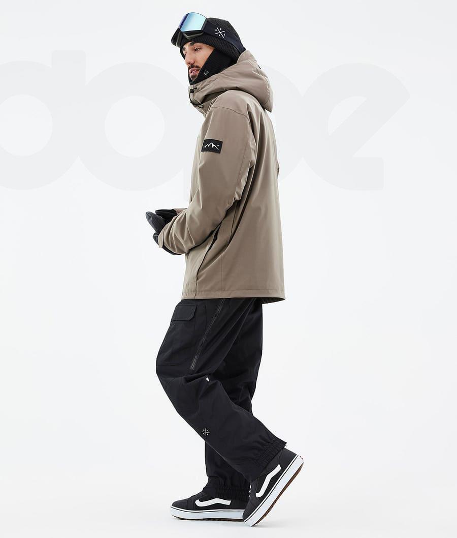 Brown Men's Dope Ranger Snowboard Jackets | NZ_D2225