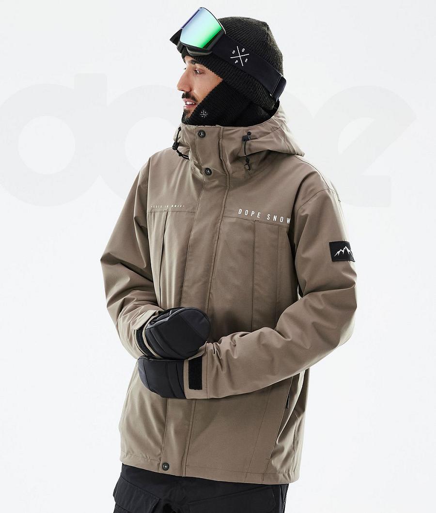 Brown Men\'s Dope Ranger Snowboard Jackets | NZ_D2225