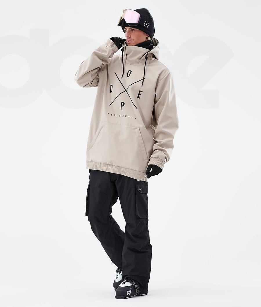 Brown Men's Dope Yeti Ski Jackets | NZ_D2390