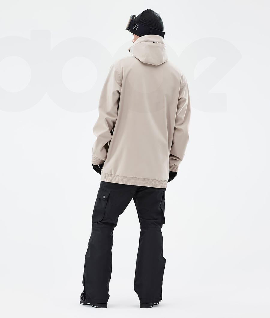 Brown Men's Dope Yeti Ski Jackets | NZ_D2390