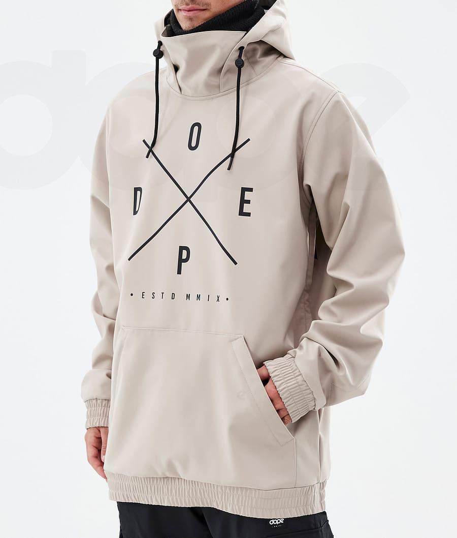 Brown Men's Dope Yeti Ski Jackets | NZ_D2390