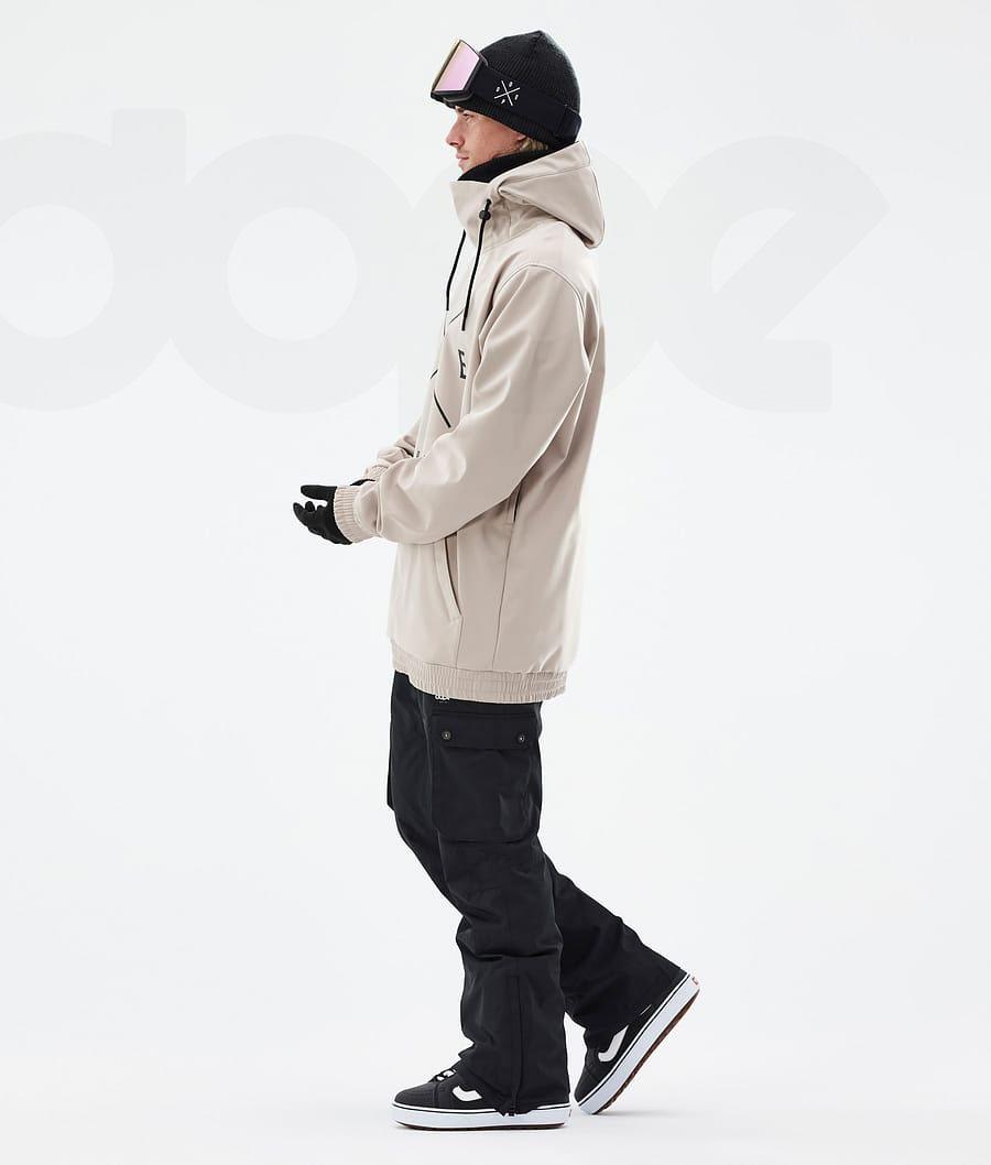 Brown Men's Dope Yeti Snowboard Jackets | NZ_D1793