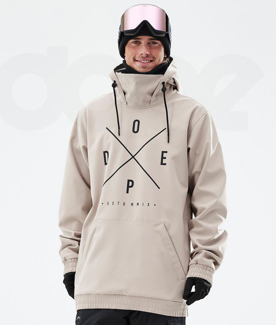 Brown Men\'s Dope Yeti Snowboard Jackets | NZ_D1793