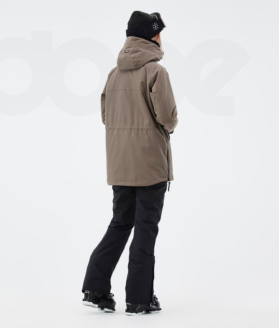 Brown Women's Dope Akin W Ski Jackets | NZ_D2034