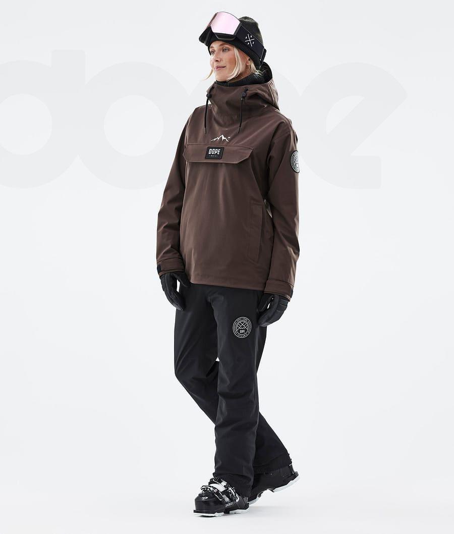 Brown Women's Dope Blizzard W Ski Jackets | NZ_D1588