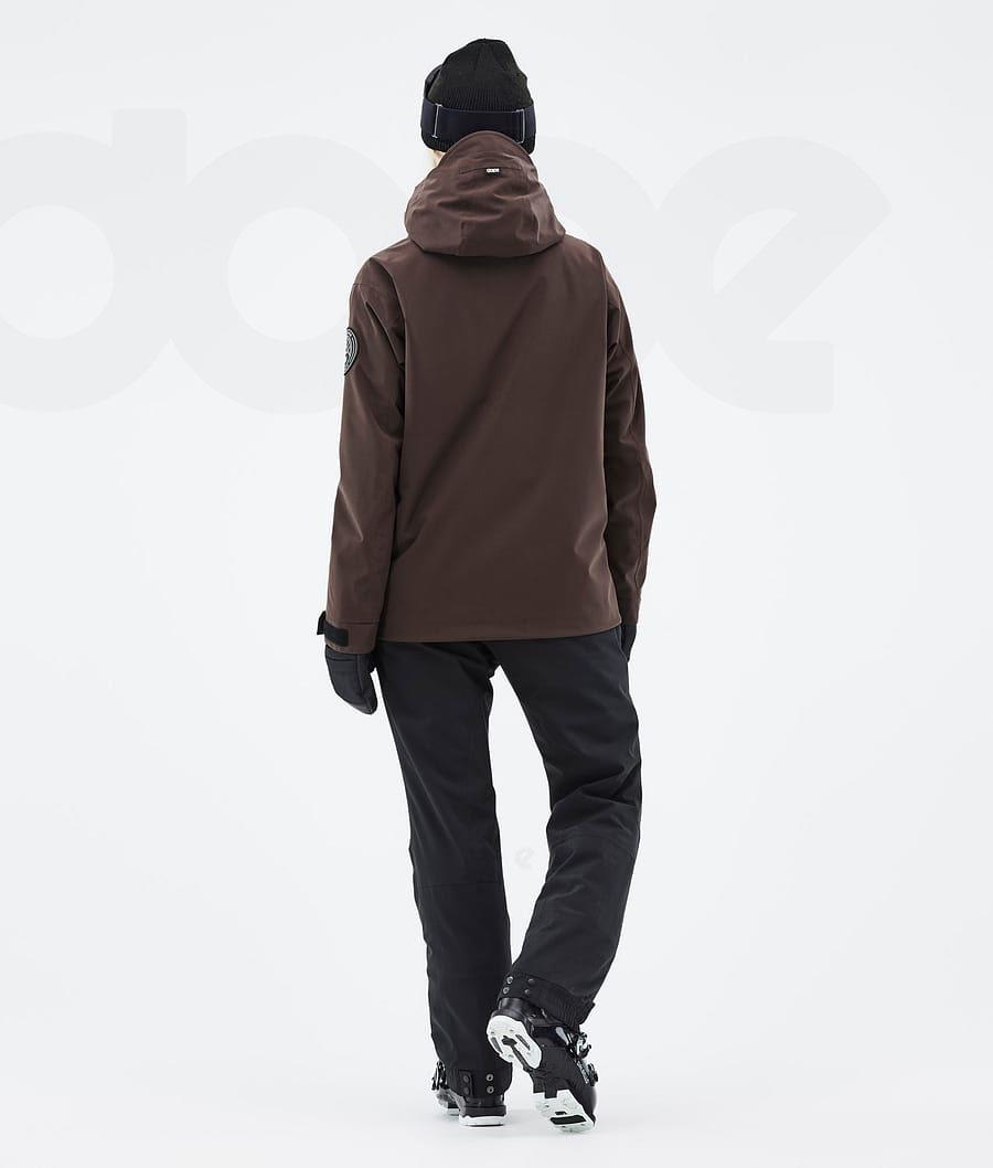 Brown Women's Dope Blizzard W Ski Jackets | NZ_D1588