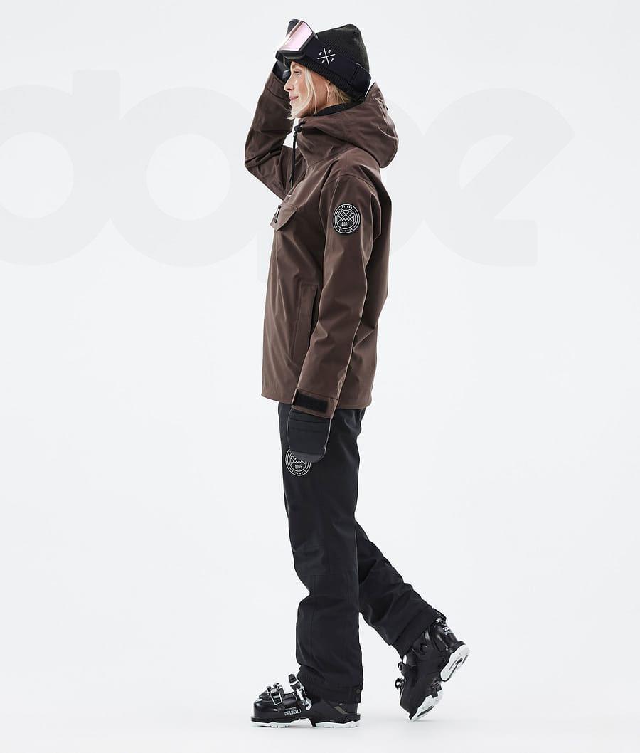 Brown Women's Dope Blizzard W Ski Jackets | NZ_D1588