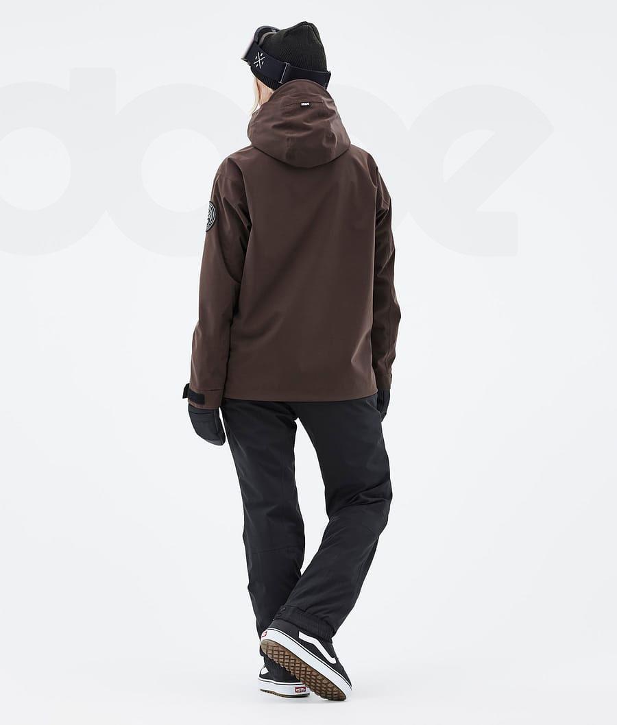 Brown Women's Dope Blizzard W Snowboard Jackets | NZ_D2154