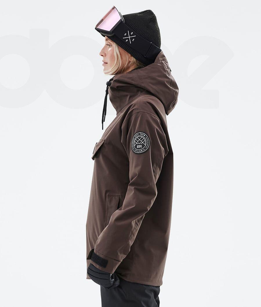 Brown Women's Dope Blizzard W Snowboard Jackets | NZ_D2154