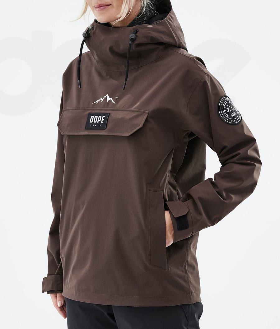 Brown Women's Dope Blizzard W Snowboard Jackets | NZ_D2154