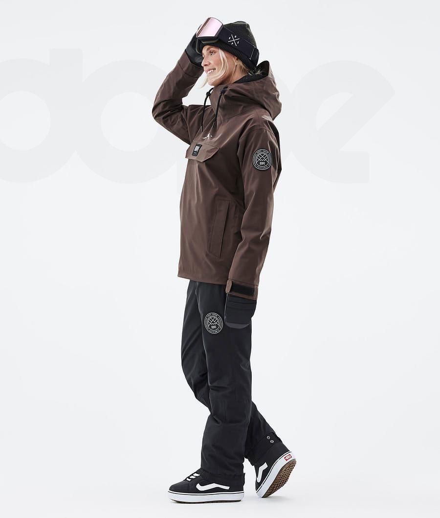 Brown Women's Dope Blizzard W Snowboard Jackets | NZ_D2154