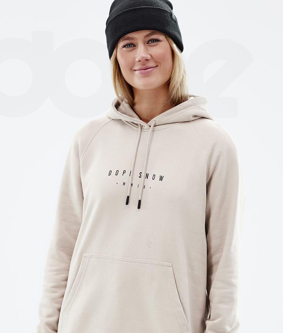 Brown Women's Dope Common W Hoodies | NZ_D1654